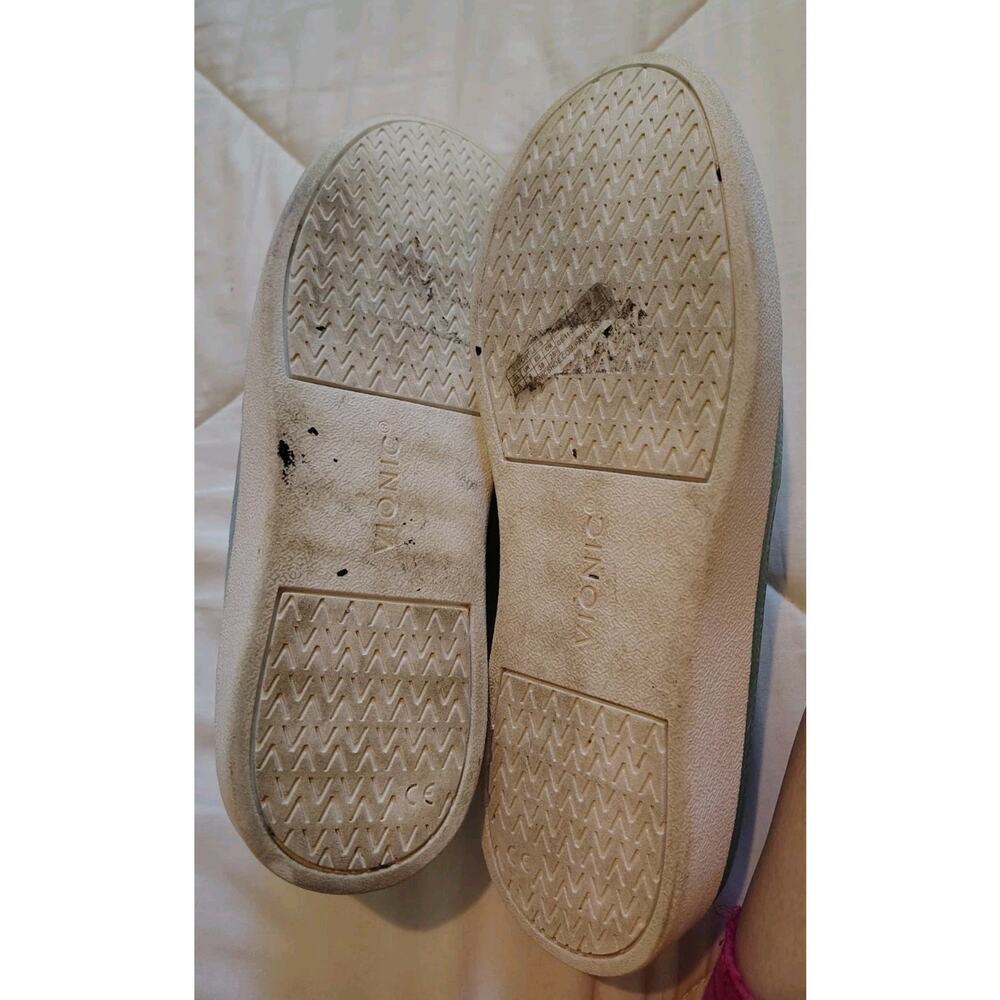 Vionic Effortless Slip-On Backless Mule Sneakers Mint Blue Nubuck Women's Size 8 - Picture 7 of 7